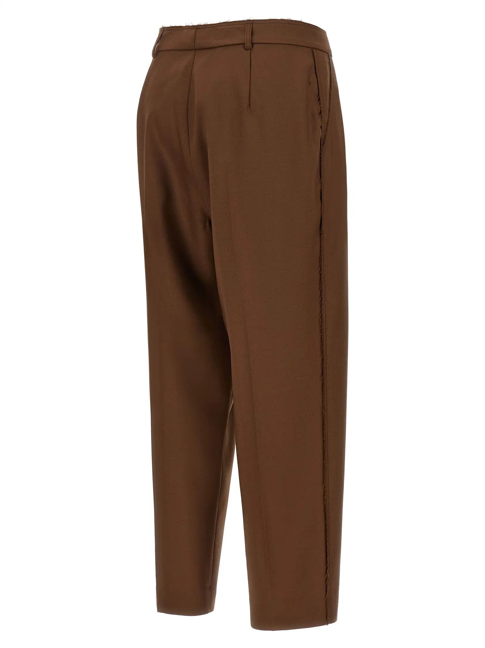 Gianluca Capannolo Beige Wool Casual Pants