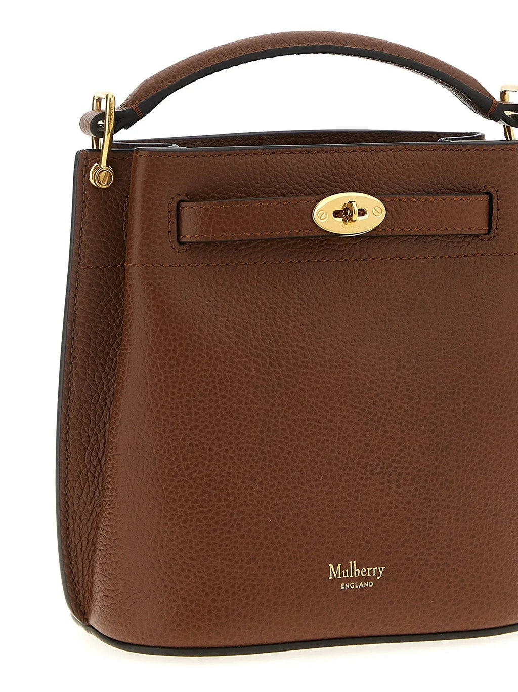 Mulberry Brown Calfskin Crossbody Bag
