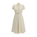 Fendi Beige Wool Oves Aries Casual Dress