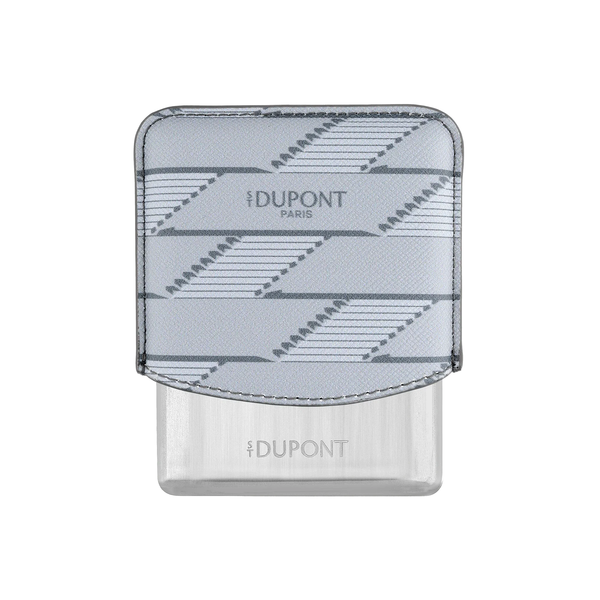 S.T. DUPONT Monogram 1872 Grey Coated Canvas Cigarette Case/Étui Cigarette 183180