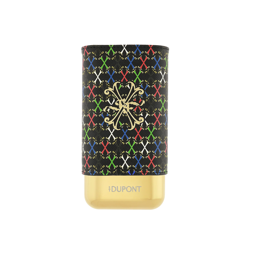 S.T. Dupont Multicolour Leather 3 Cigar Case/Étui 183460