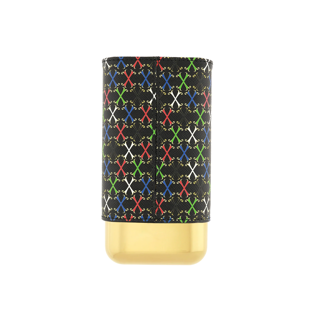 S.T. Dupont Multicolour Leather 3 Cigar Case/Étui 183460