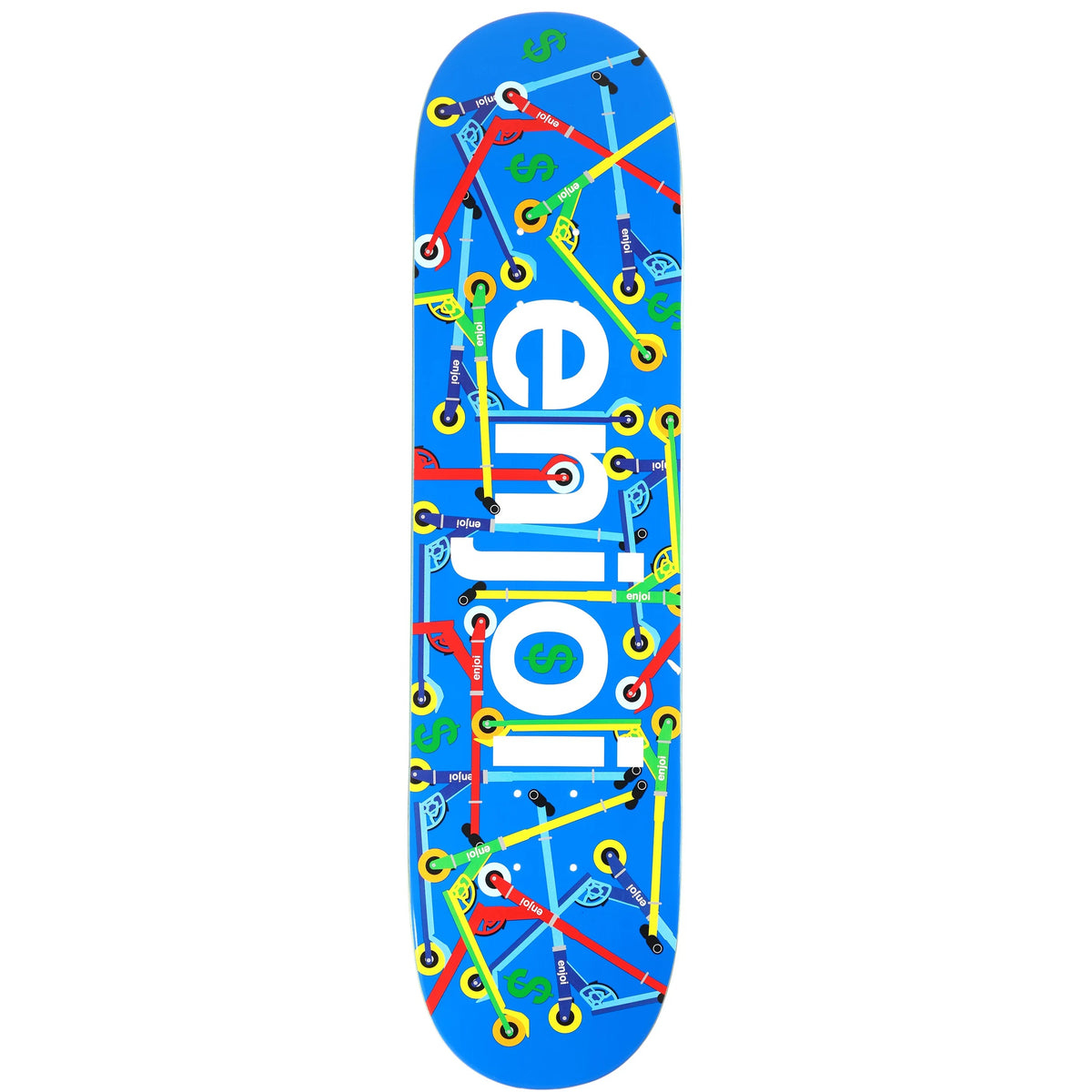 Enjoi Skateboard Deck Big Box Scooters 8.0" x 31.63"
