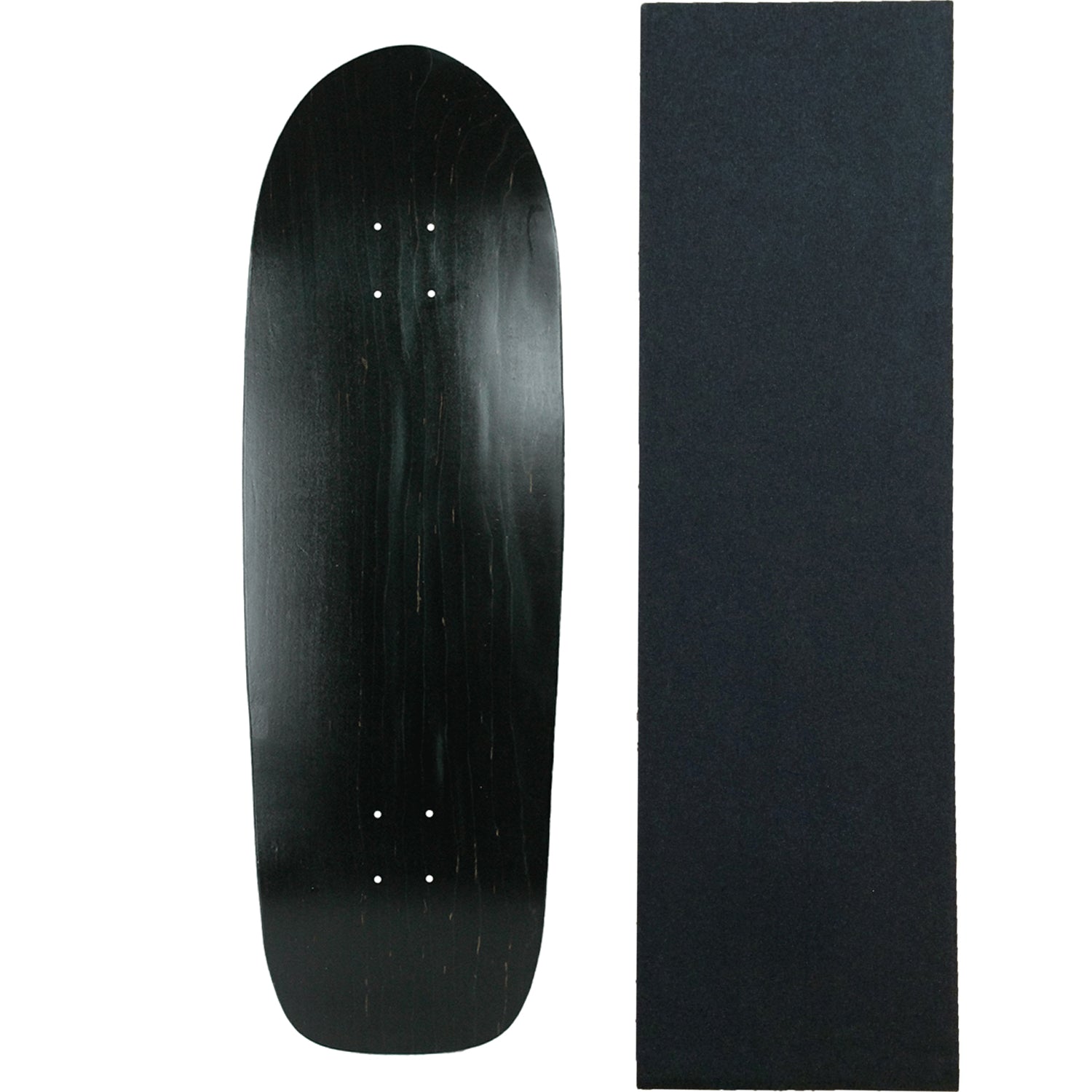Moose Old School Deck 10" x 33" Stained Black with Griptape