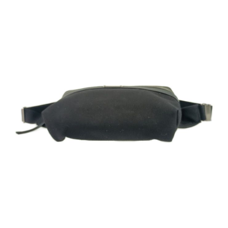 Saint Laurent Paris Waist Bag City Belt Black Canvas Leather Men