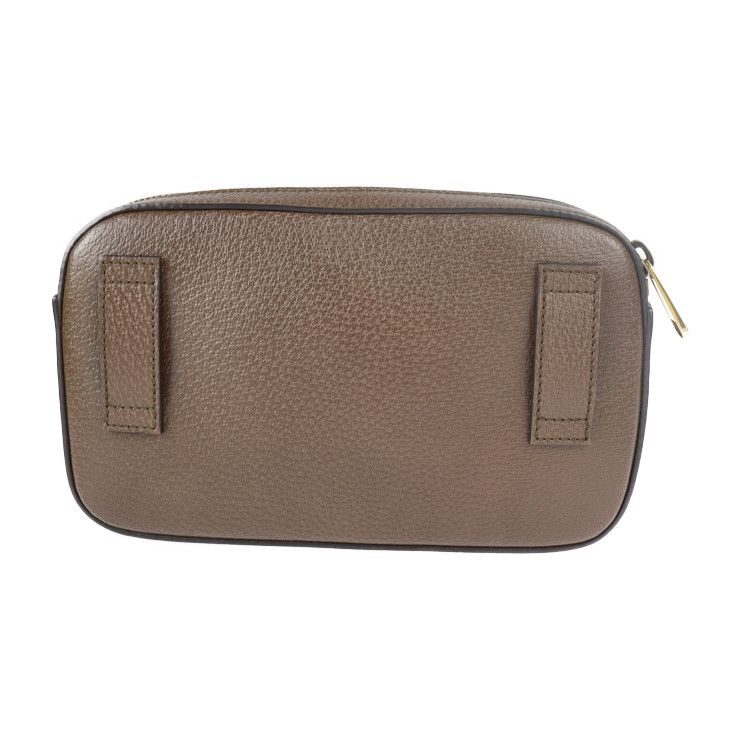 Gucci Belt Bag Waist Calf Leather Brown Multicolor Gold Hardware