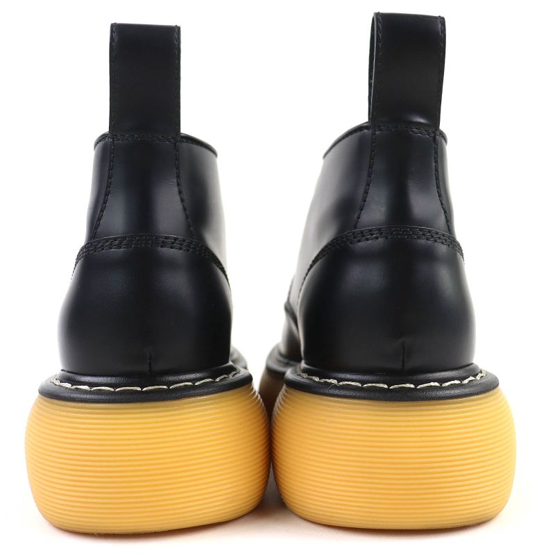 Bottega Veneta 23 SS Leather Bounce Boots Ankle Black 37
