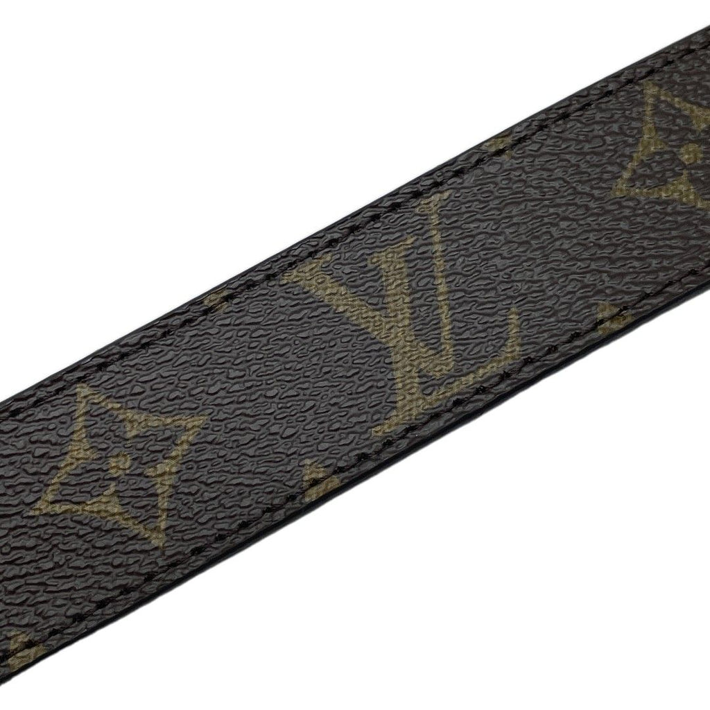 Louis Vuitton Belt Ceinture Monogram Canvas Brown Gold