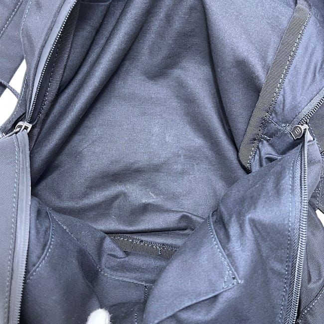 Balenciaga Backpack Black Leather Canvas