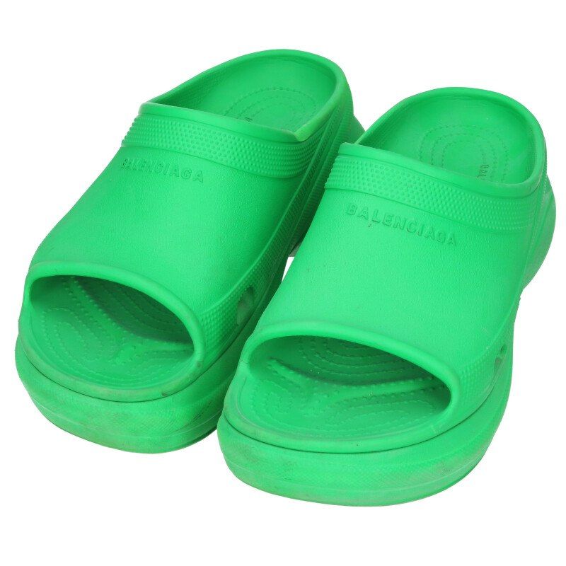 Balenciaga X Crocs Rubber Slide Sandals Men's 40