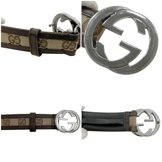 Gucci Belt Beige Brown