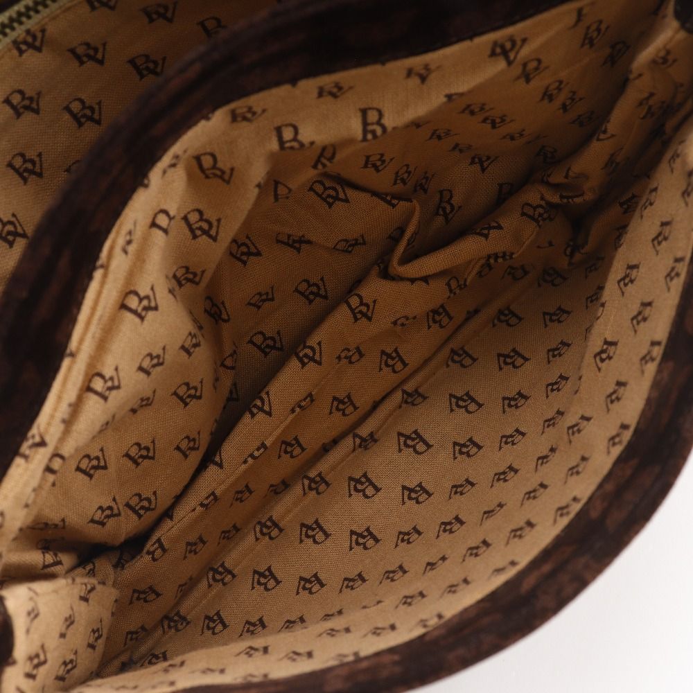 Bottega Veneta 3Way Shoulder Butterfly Pattern Suede Brown Tote Bag