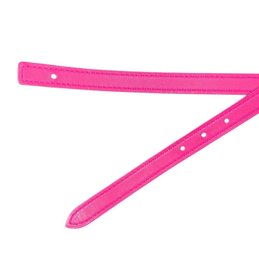 Hermes Reversible Narrow Belt 80 Gold Pink Boldpink