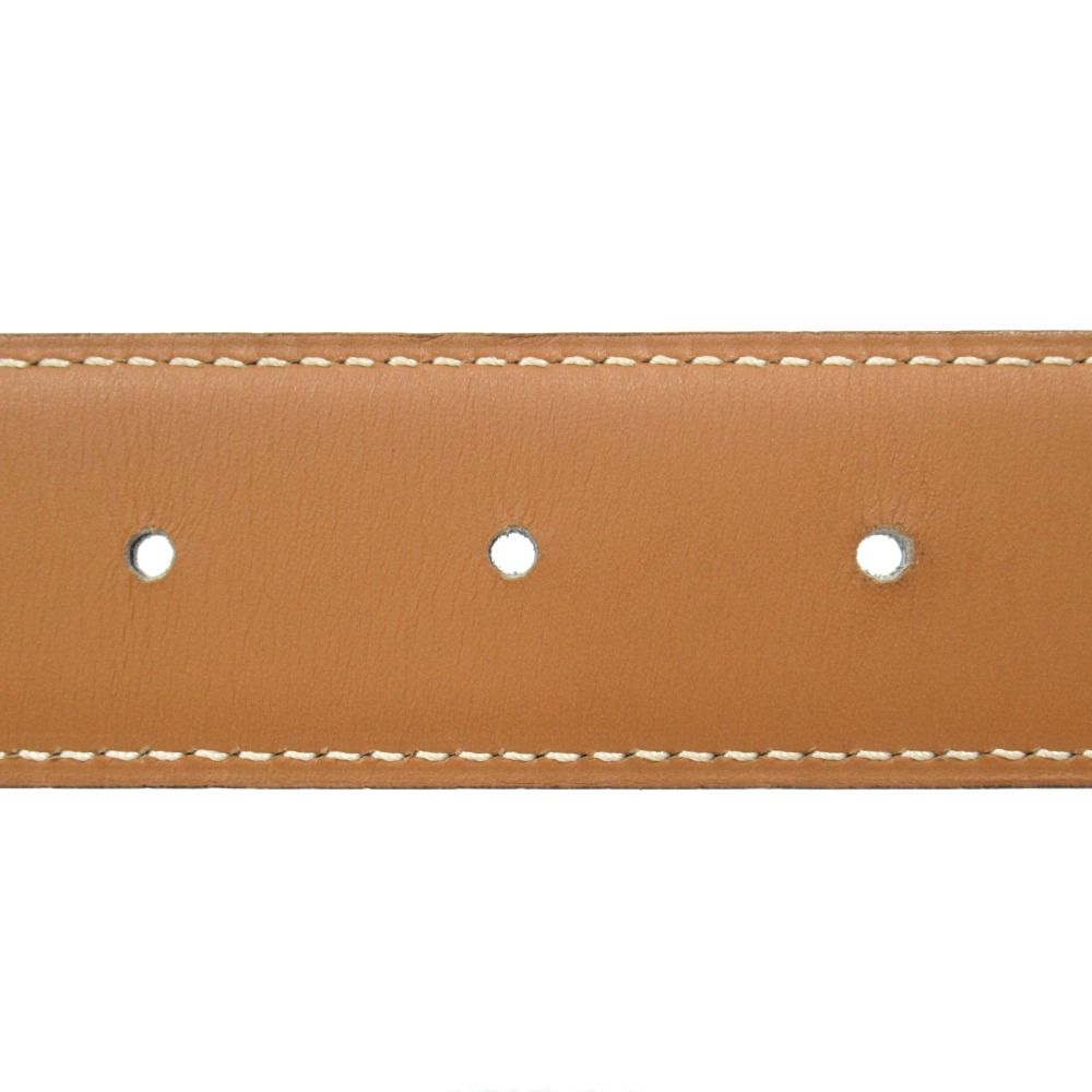 Hermes Buckle Reversible Belt Box Calfskin Leather 70 Black Beige