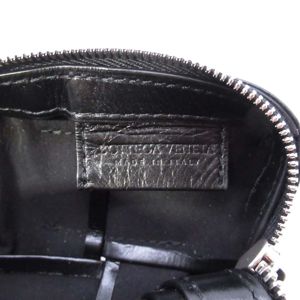 Bottega Veneta Maxi Intrecciato Leather Cassette Belt Pochette Pouch 95 Black