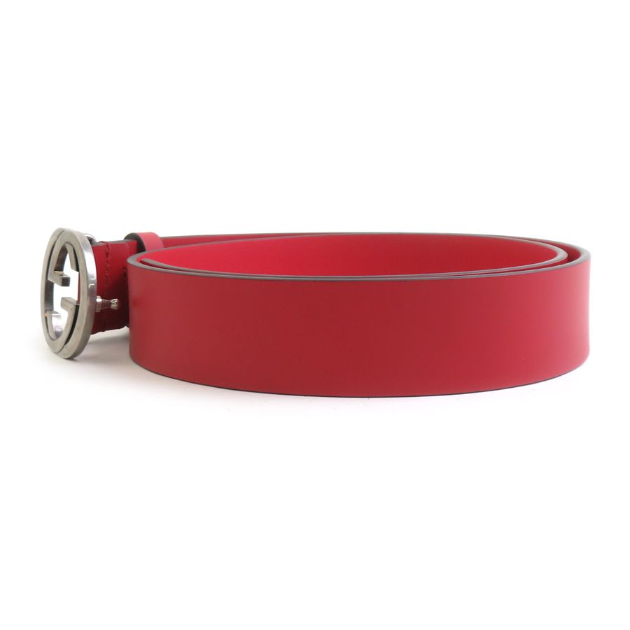 Gucci Belt Interlocking Red