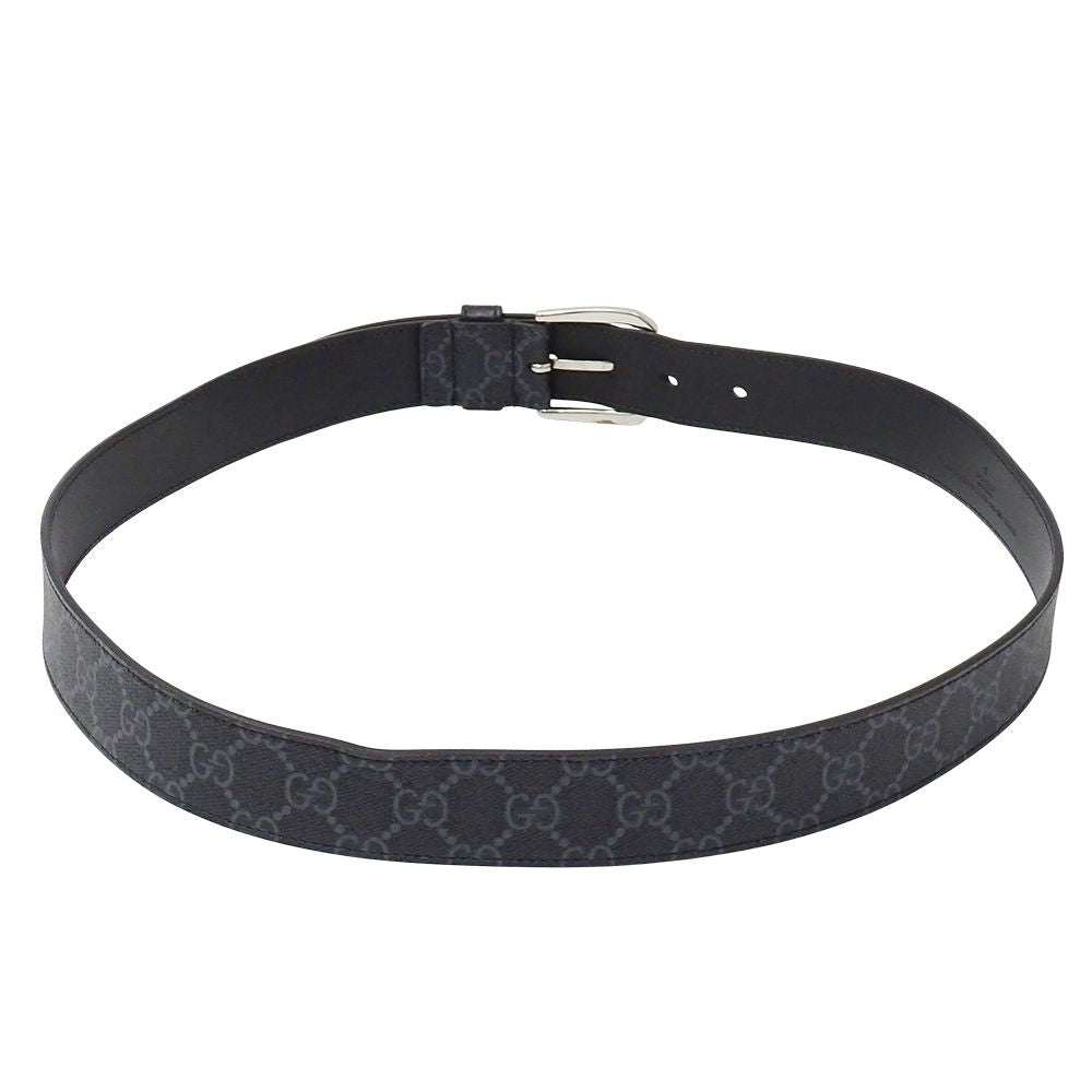 Gucci Belt Interlocking GG Supreme Leather Black Cool