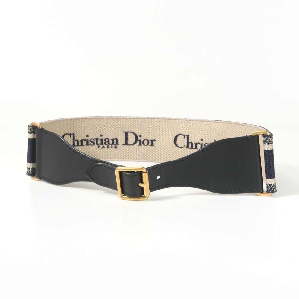 Dior Belt 75 Logo Embroidery