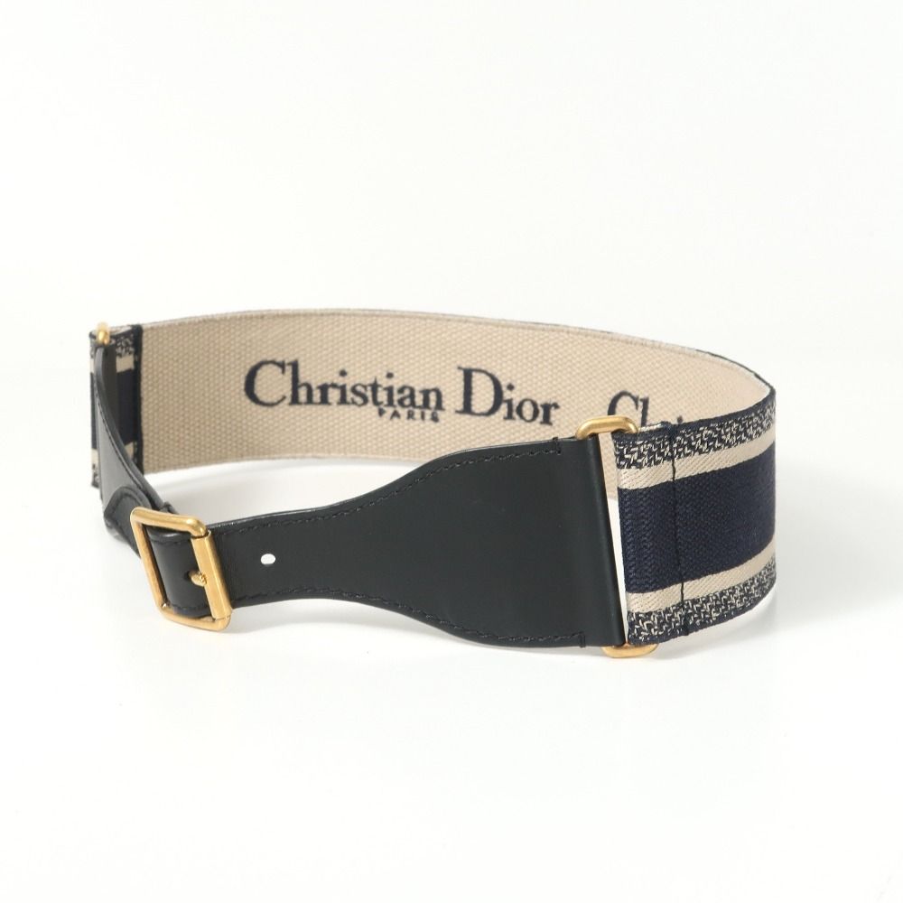 Dior Belt 75 Logo Embroidery
