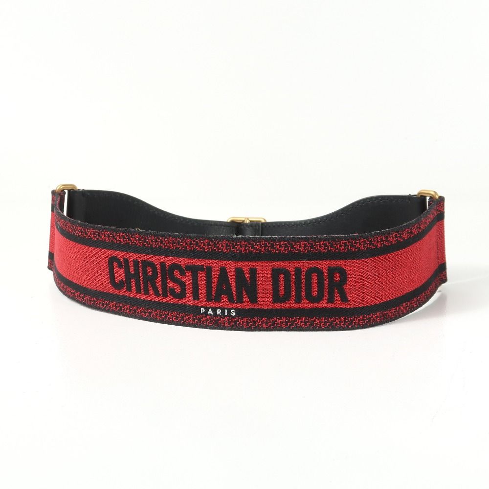 Dior Belt 75 Logo Embroidery