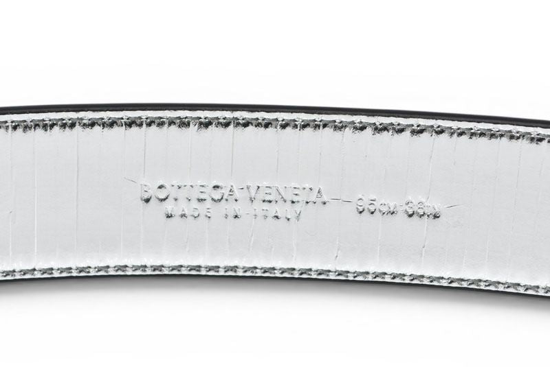 Bottega Veneta Belt Patent Leather 95 Black