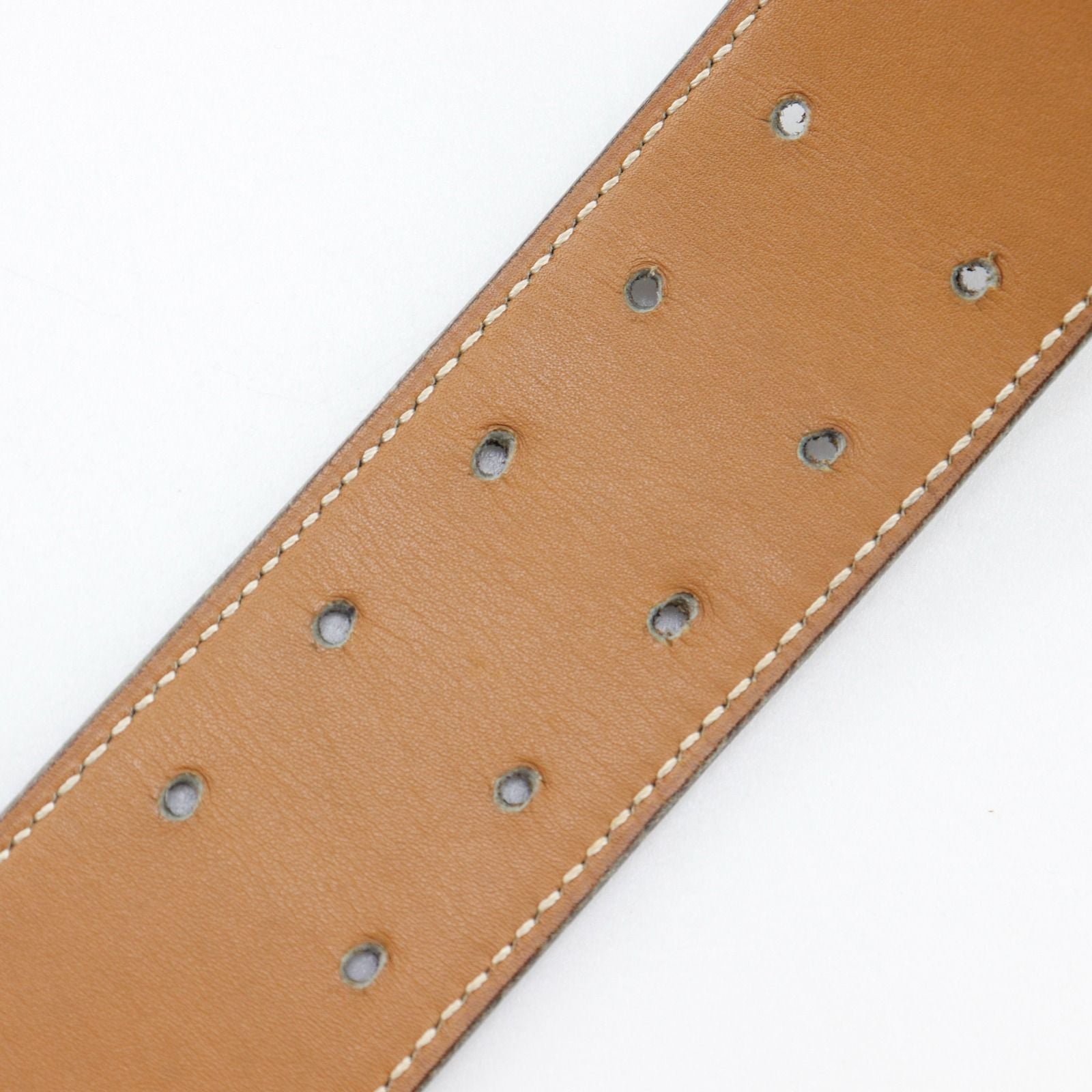 Hermes Hose Buckle Reversible Vintage Box Calf Gold Plated Black Brown Belt