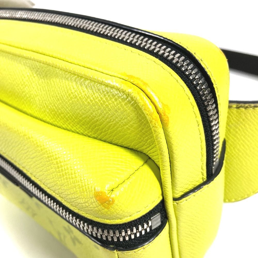 Louis Vuitton Belt Bag Outdoor Messenger PM Taiga Leather Yellow