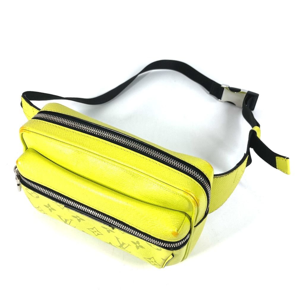 Louis Vuitton Belt Bag Outdoor Messenger PM Taiga Leather Yellow