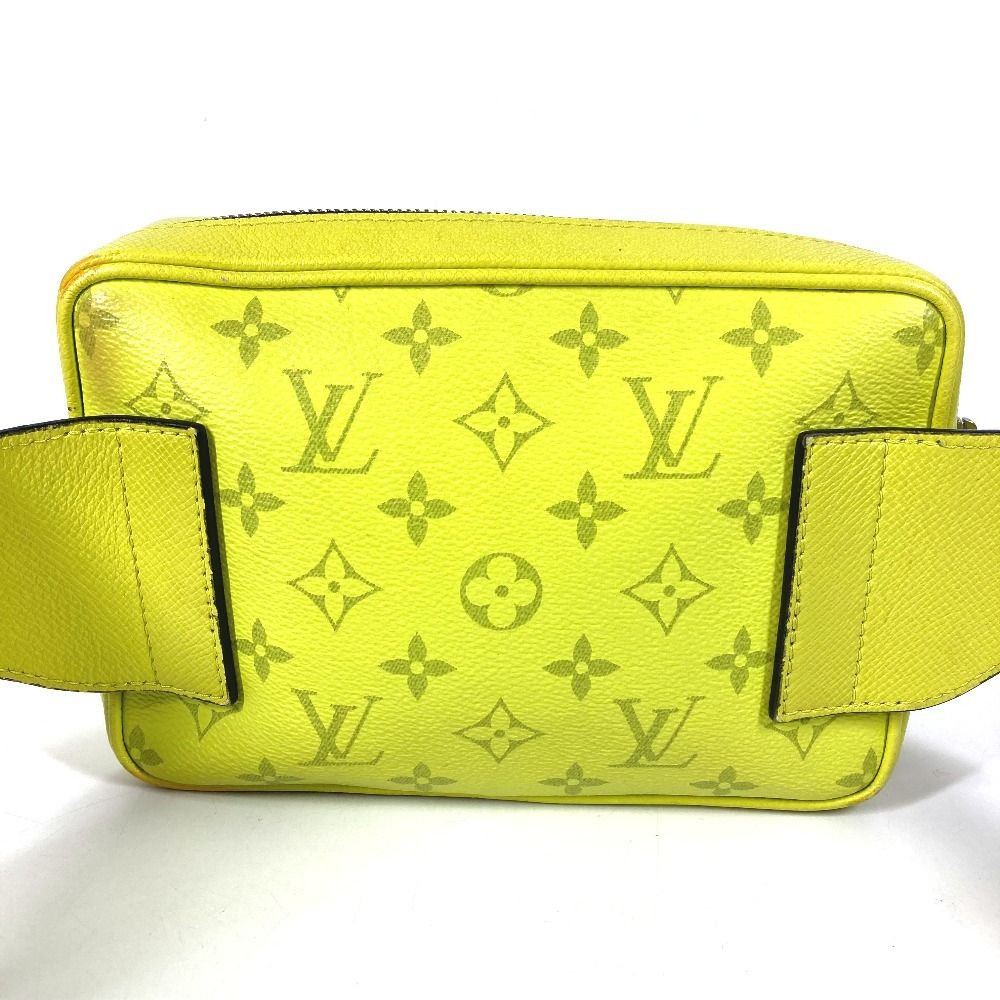 Louis Vuitton Belt Bag Outdoor Messenger PM Taiga Leather Yellow