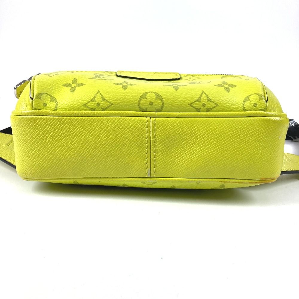 Louis Vuitton Belt Bag Outdoor Messenger PM Taiga Leather Yellow