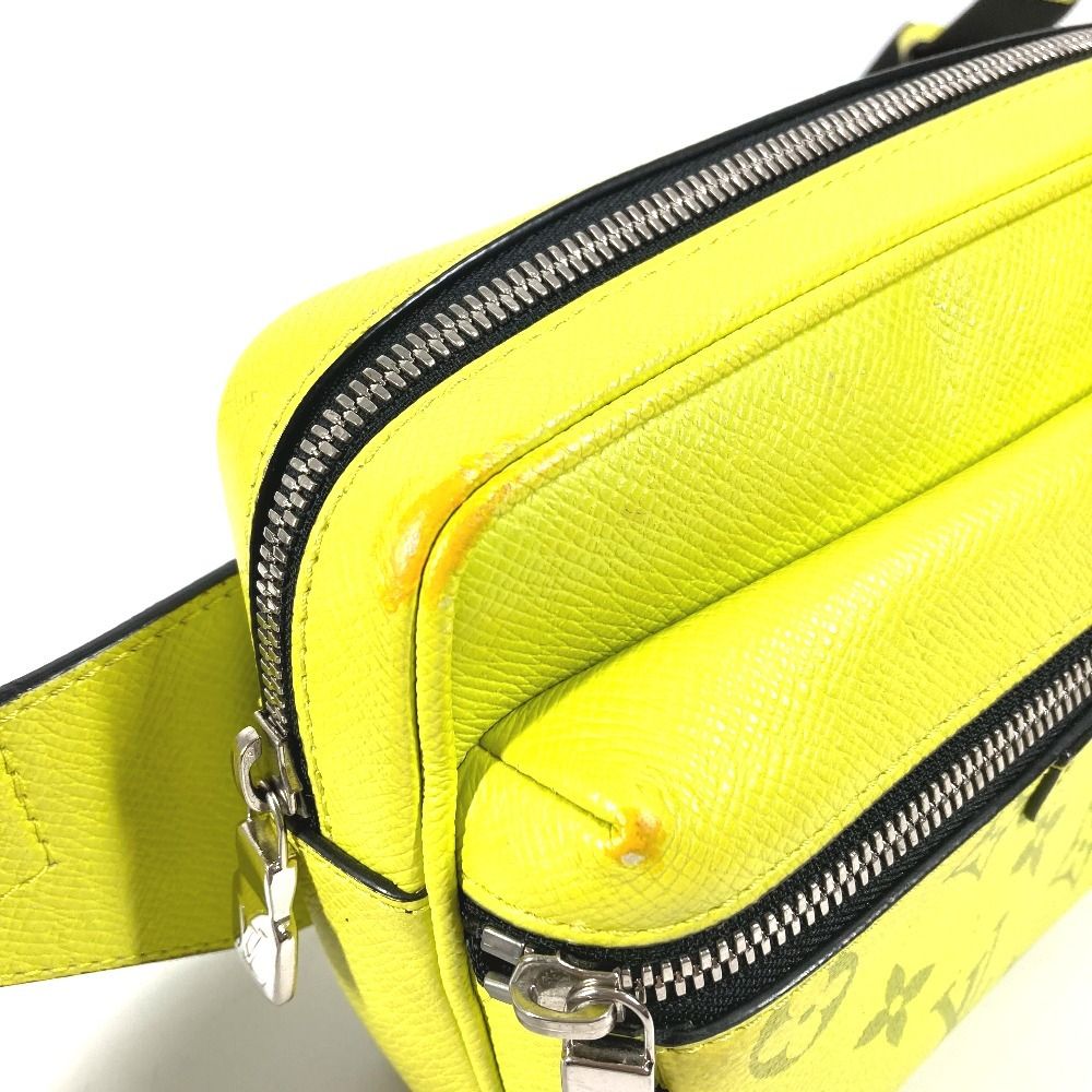 Louis Vuitton Belt Bag Outdoor Messenger PM Taiga Leather Yellow