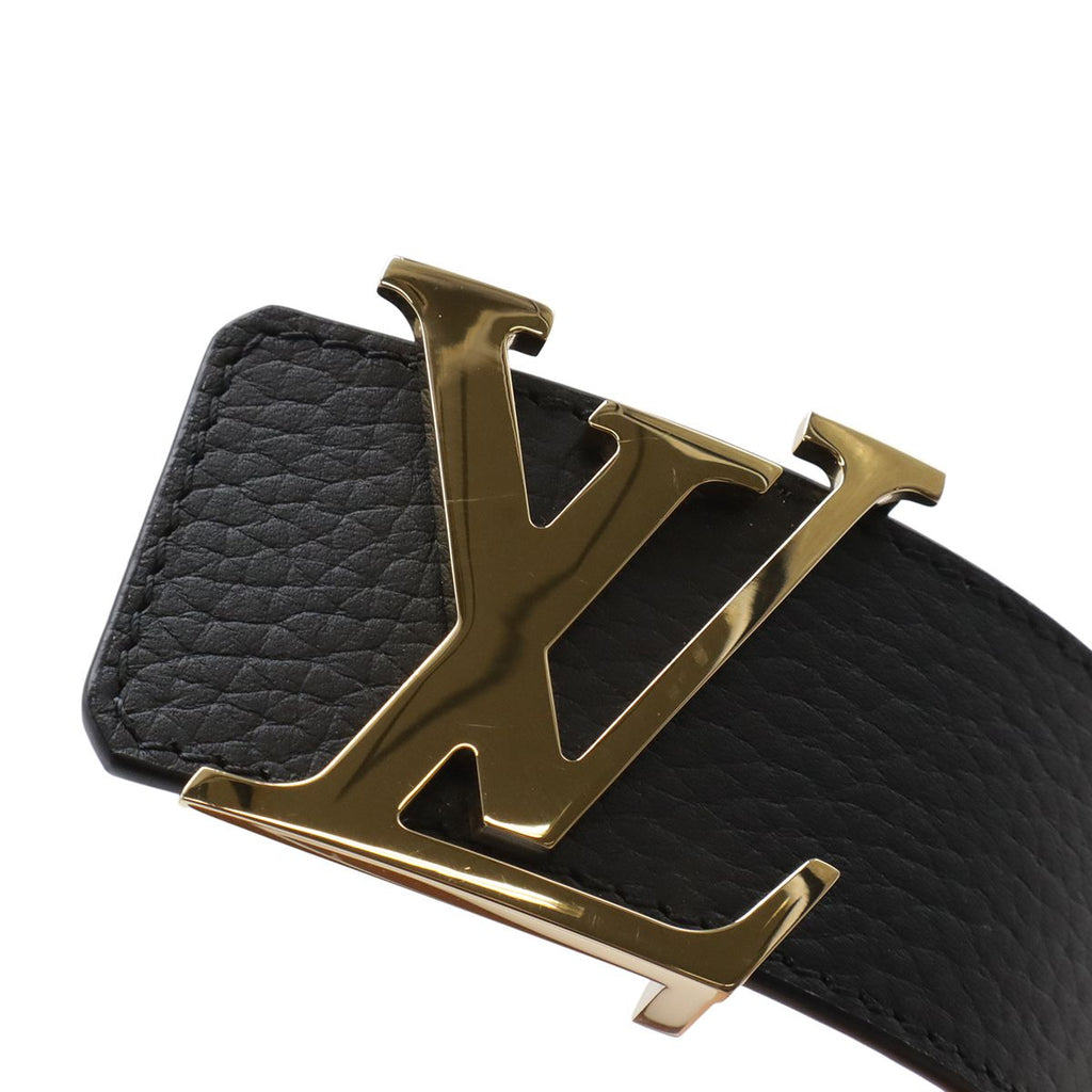 Louis Vuitton Ceinture LV Initial 40 mm Reversible Belt Taurillon Leather Black