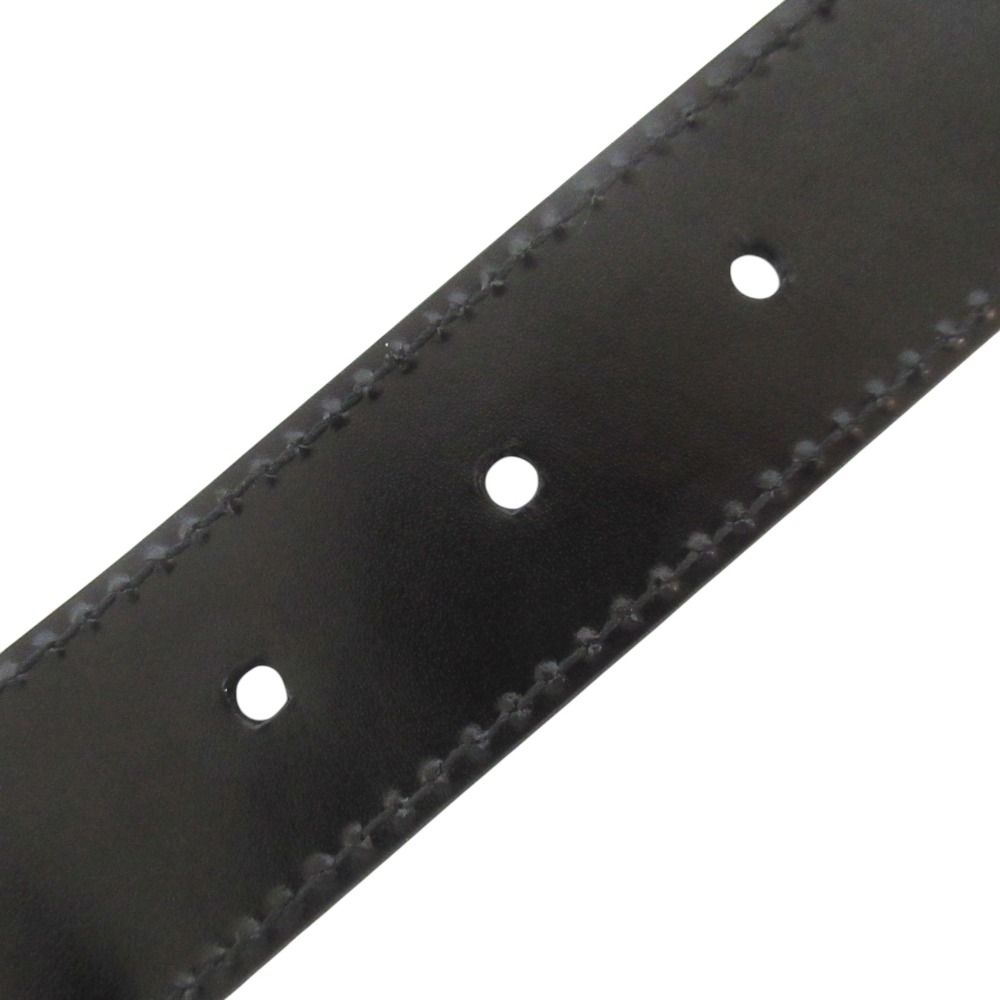 Gucci GG Jacquard Reversible Leather Belt 90 36 Black