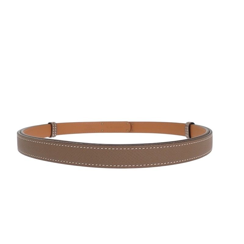 Hermes Kelly 18 Belt Veau Epsom Beige Etoupe Gold