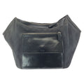 Gucci Black Silver GG Canvas Leather Belt Bag