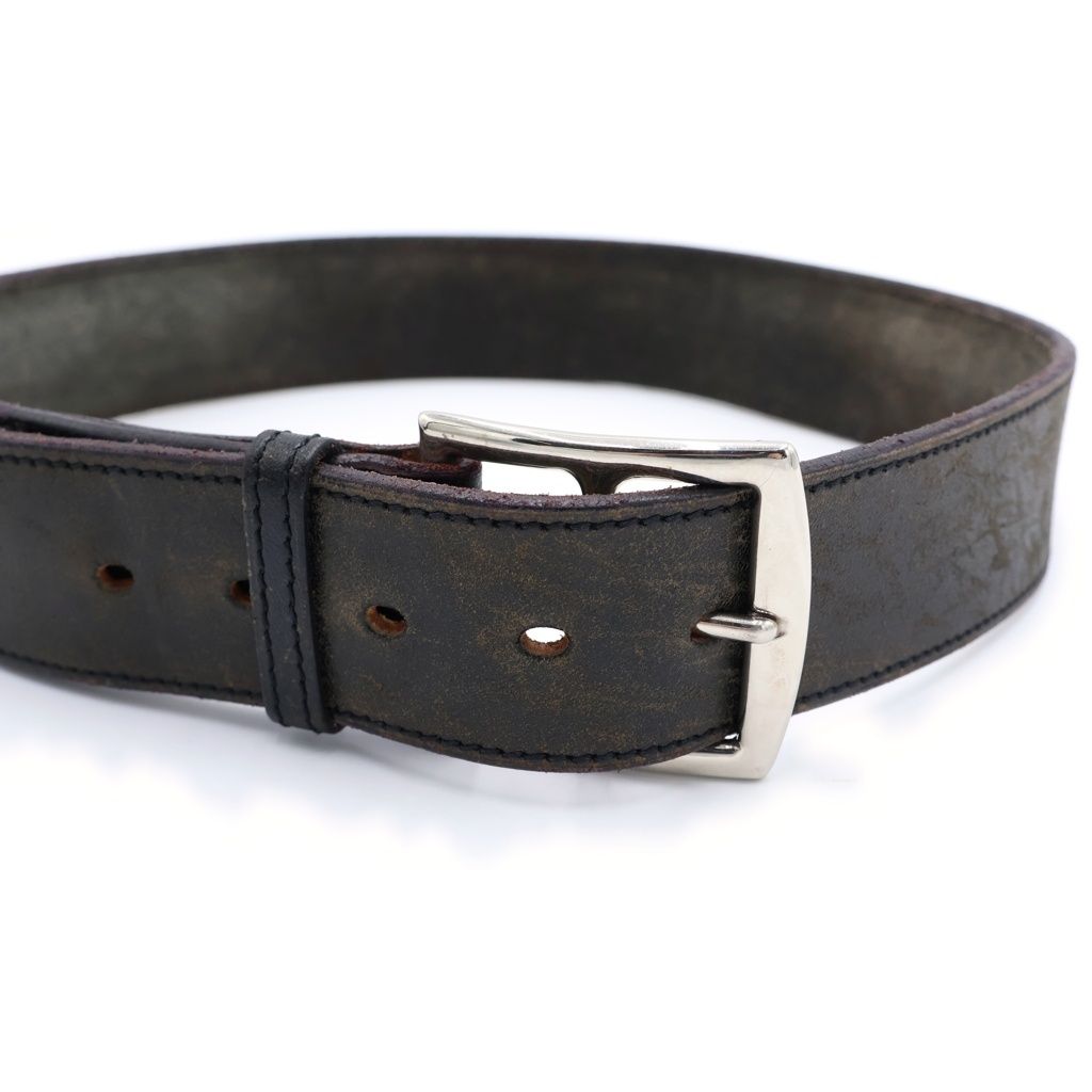 Hermes Etriviere Leather Belt Black