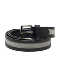 Louis Vuitton 100 40 Navy Gray Leather Suede Belt