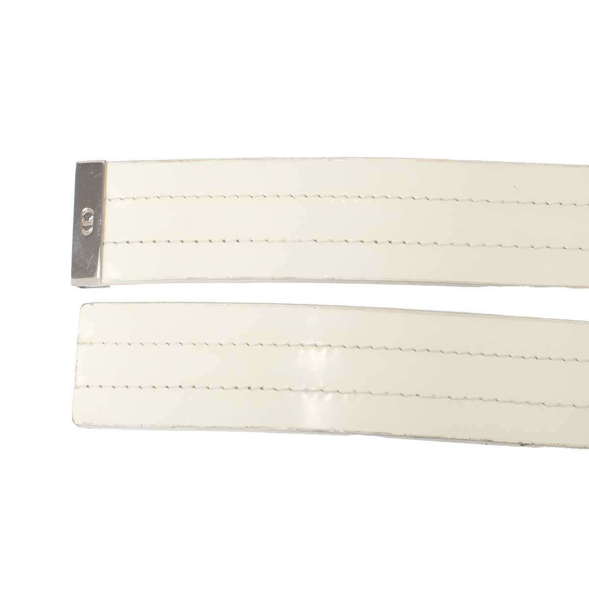 Dior Homme Leather Belt White 90