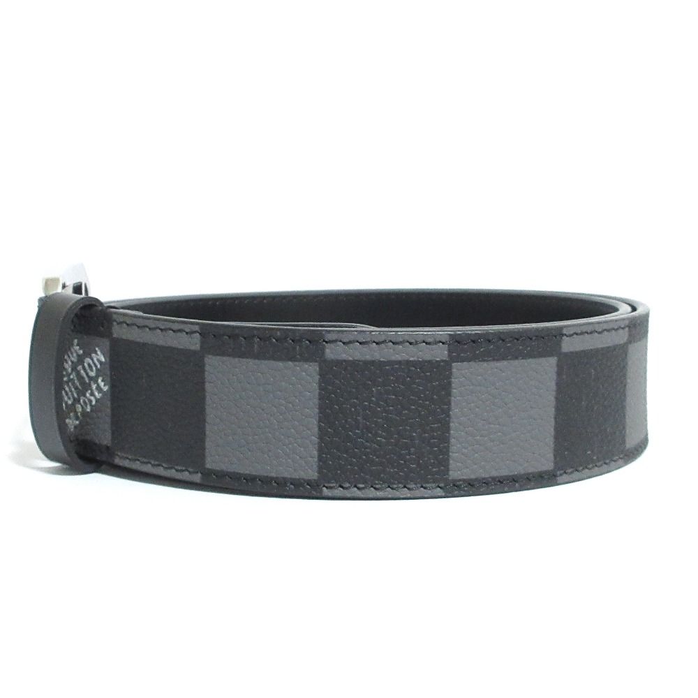Louis Vuitton Ceinture Architect Damier Graphite Archives Belt 90 36 Black Gray