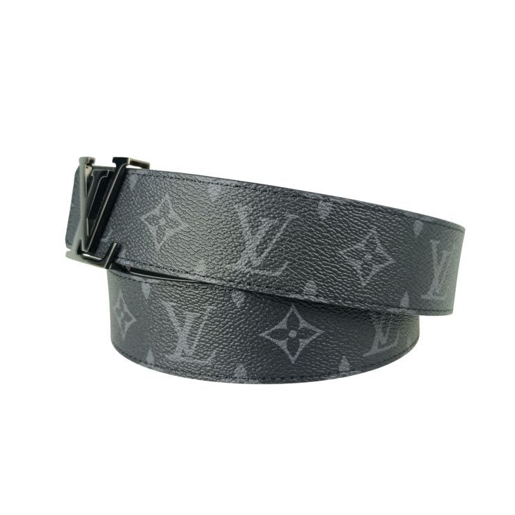 Louis Vuitton Belt Ceinture Black Monogram Eclipse