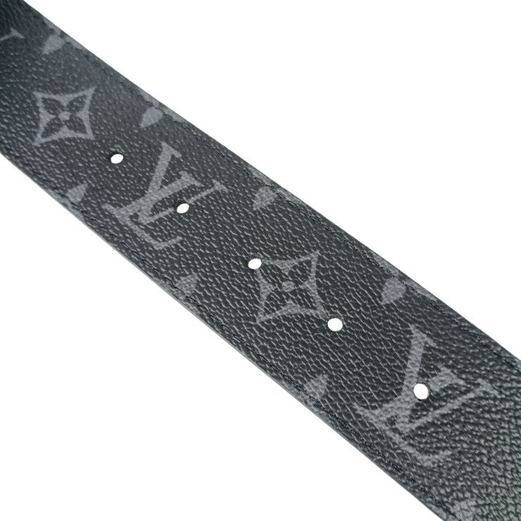 Louis Vuitton Belt Ceinture Black Monogram Eclipse