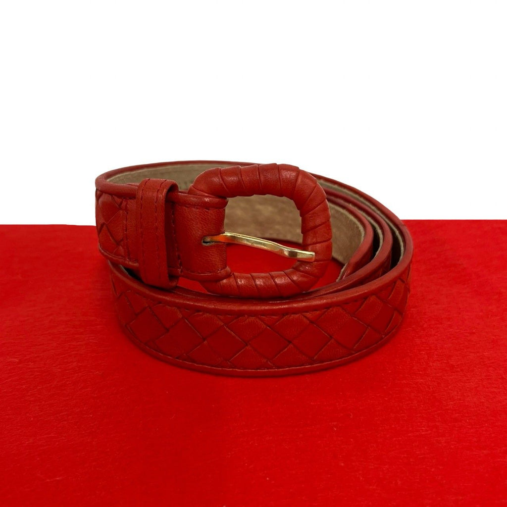 Bottega Veneta Intrecciato Leather Belt