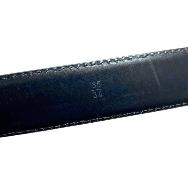 Louis Vuitton Belt Ceinture Classic Black Noir Epi Waist 88 30