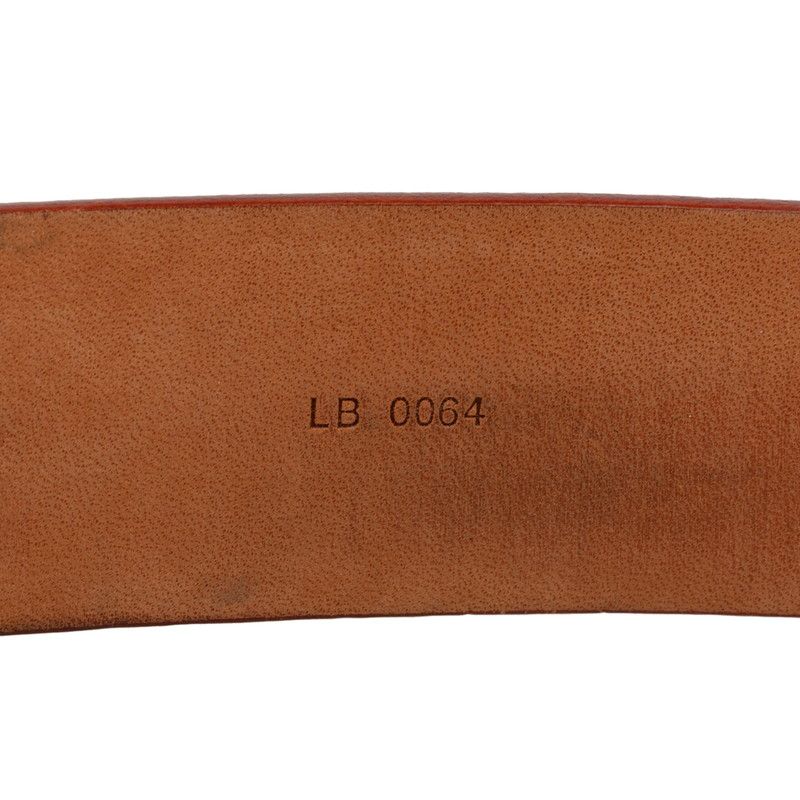 Louis Vuitton Monogram Multicolor Ceinture Carre 80 32 Black Leather Belt