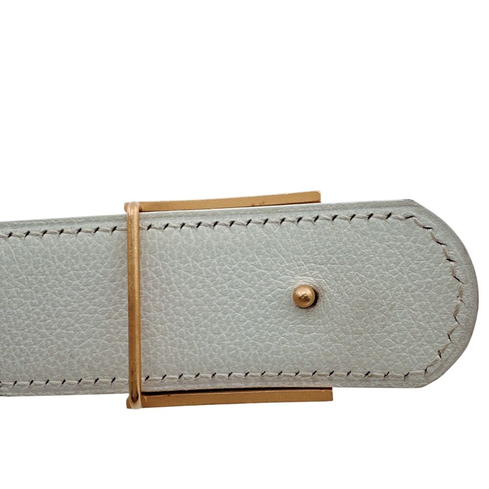 Hermes Vintage Cadena Locks & Clochettes White