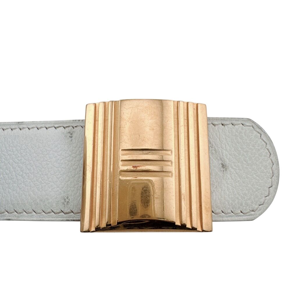 Hermes Vintage Cadena Locks & Clochettes White