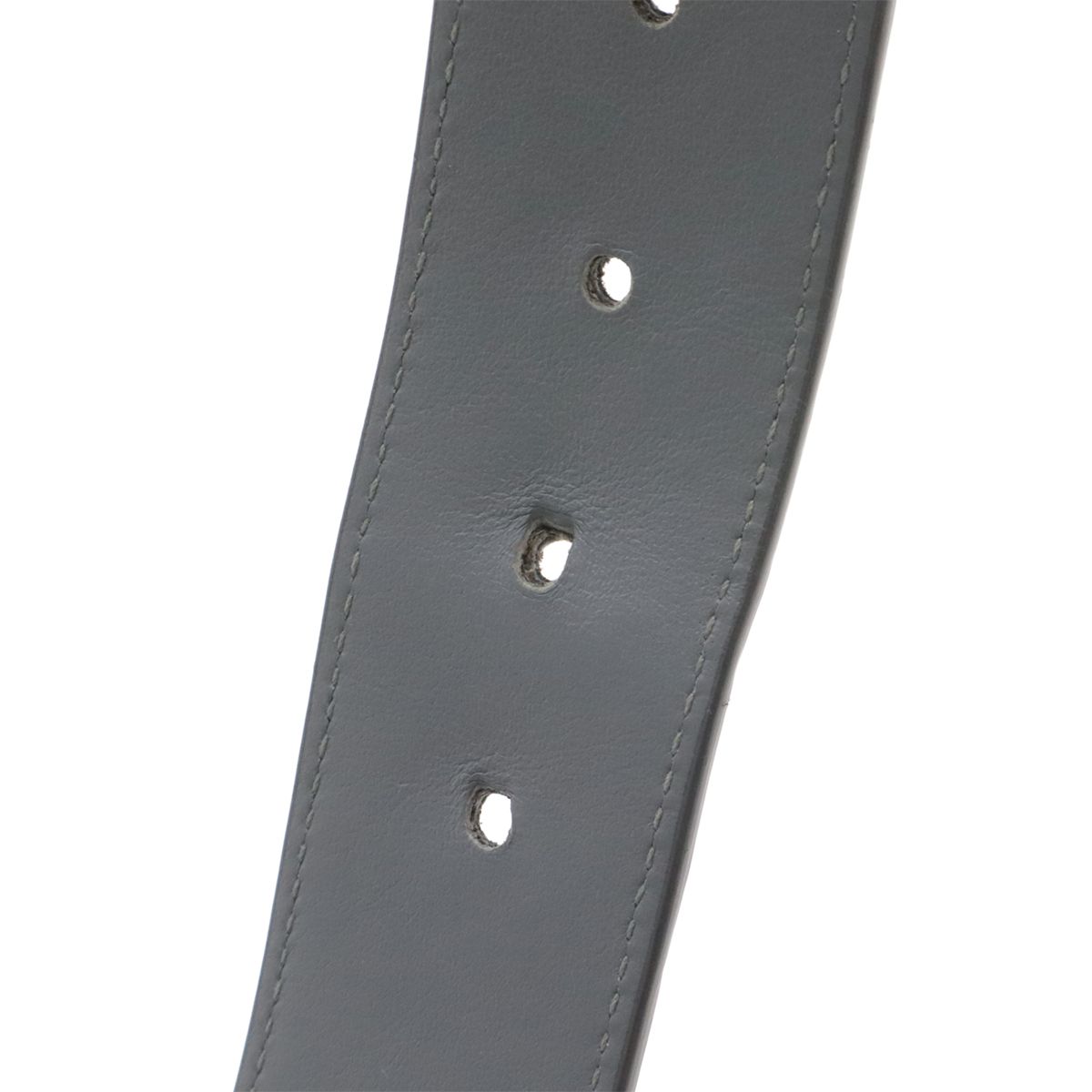 Bottega Veneta Intrecciato Belt Leather Gray