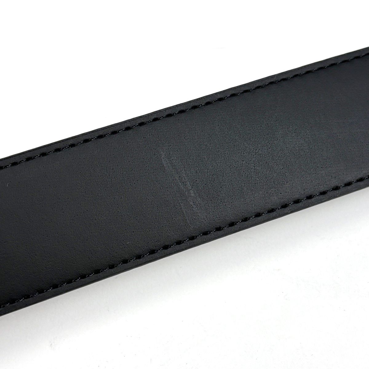Louis Vuitton Ceinture Calfskin Underbelt Damier Graphite Black Belt