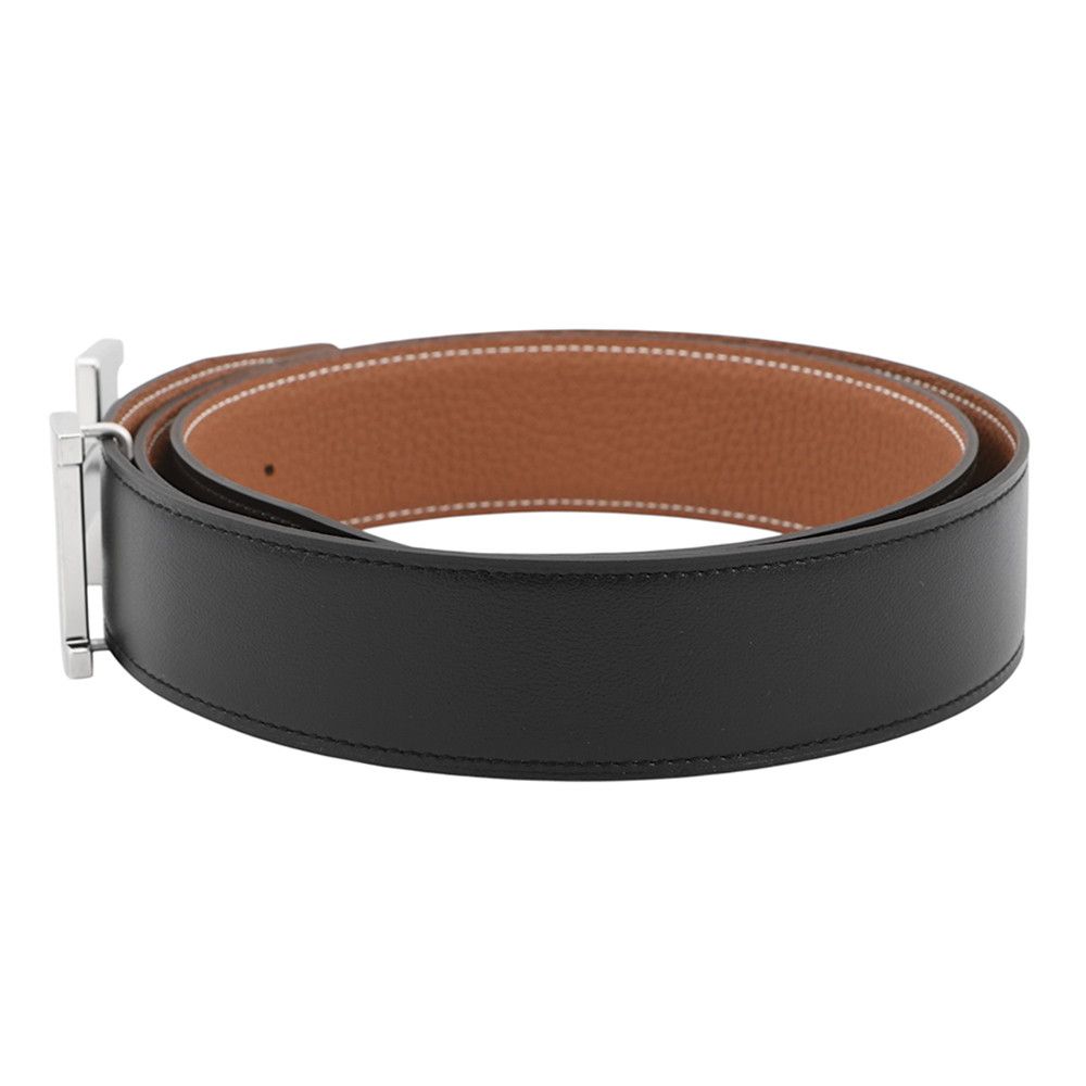 Hermes Belt Constance Reversible 100 Black Gold Togo Box Calf
