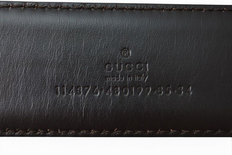 Gucci Belt GG Buckle Brown Beige 85